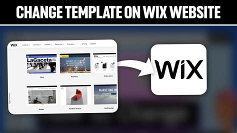 Change Template On Wix