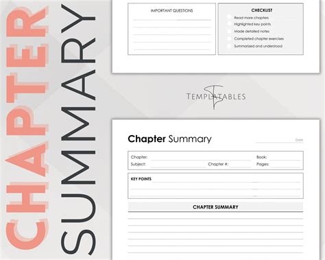Chapter Summary Template