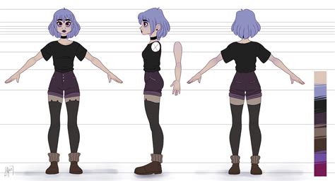 Character Model Sheet Template