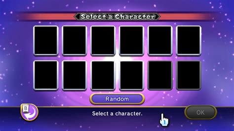 Character Selection Screen Template