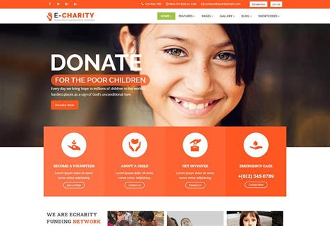 Charity Site Template
