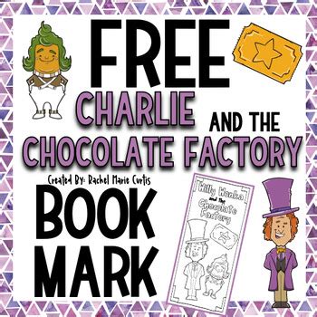 Charlie And The Chocolate Factory Bookmark Printable