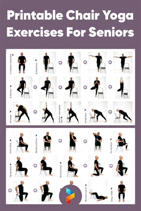 Chart For Chair Exercises