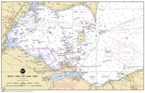 Chart Of Lake Erie
