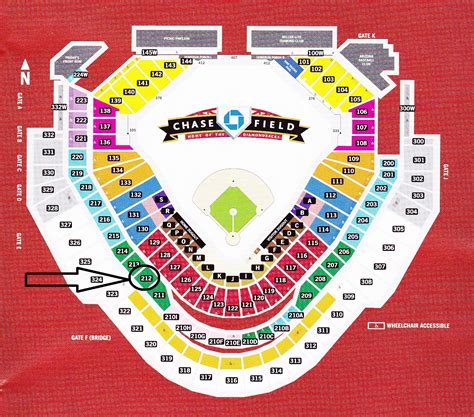 Chase Field Seating Chart Concert