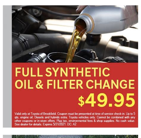 Cheap Oil Change Coupons Near Me Printable