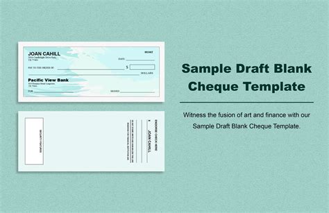 Cheque Template Word