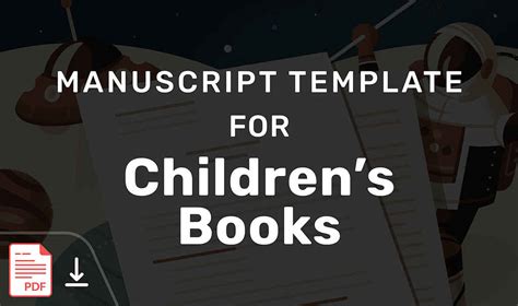 Childrens Book Manuscript Template
