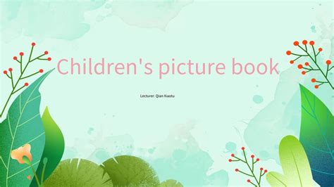 Childrens Book Template Google Slides