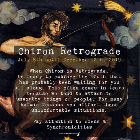 Chiron Retrograde Natal Chart