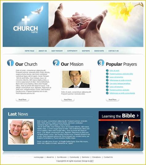 Christian Church Website Templates Free Download