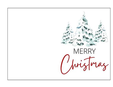 Christmas Card Printable