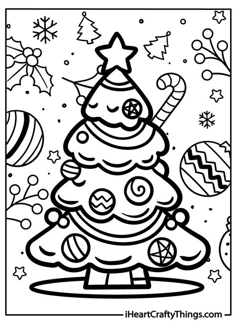Christmas Colouring In Pages Printable