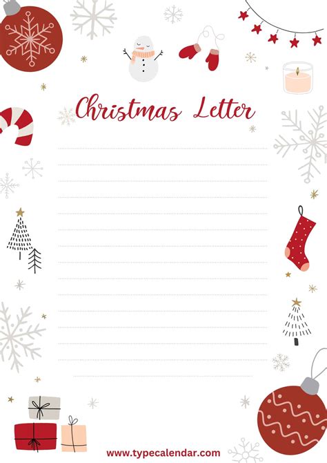 Christmas Letter Template