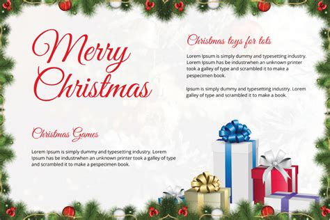 Christmas Postcard Templates