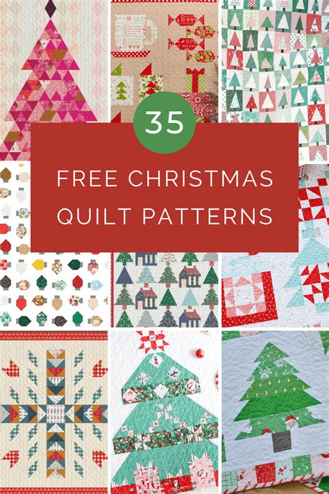 Christmas Quilt Patterns Free Printable