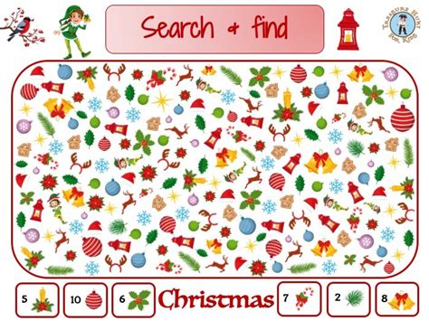 Christmas Seek And Find Printable