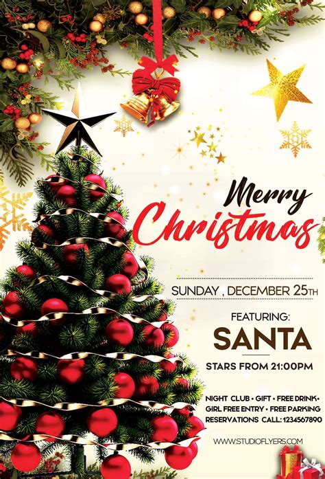 Christmas Templates For Flyers
