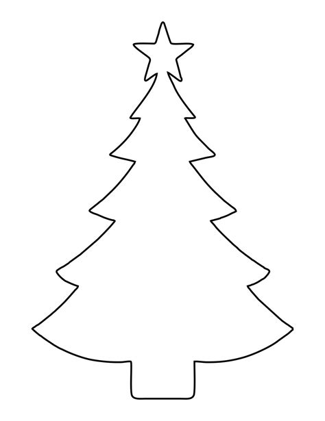 Christmas Tree Stencil Printable