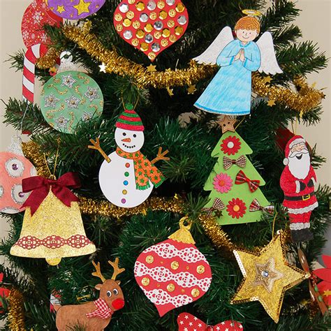 Christmas Tree With Ornaments Printable