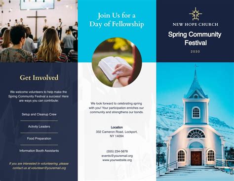 Church Brochure Templates