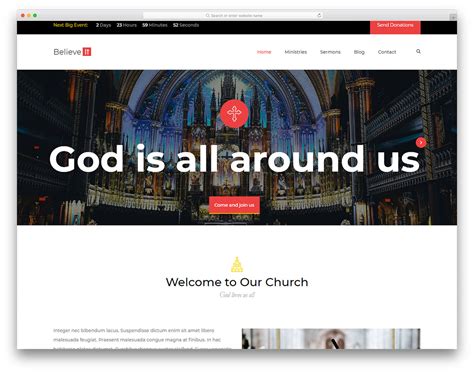 Church Template Websites