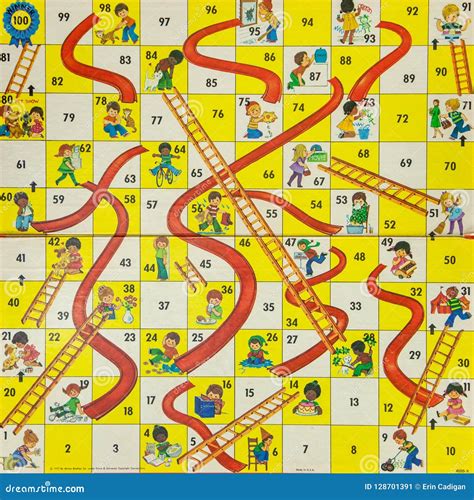 Chutes And Ladders Board Template