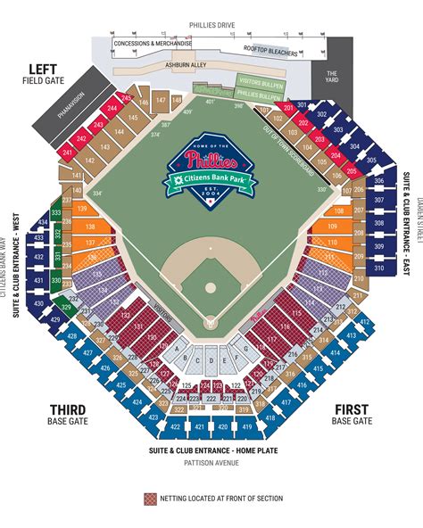 Citizens Bank Park Philadelphia Seating Chart