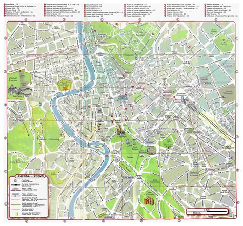 City Map Rome Printable