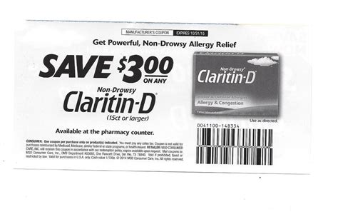 Claritin-d Coupon Printable
