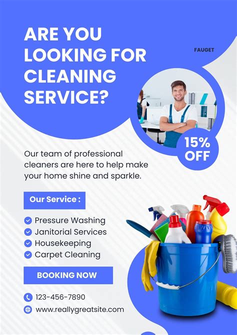 Cleaning Business Flyer Templates
