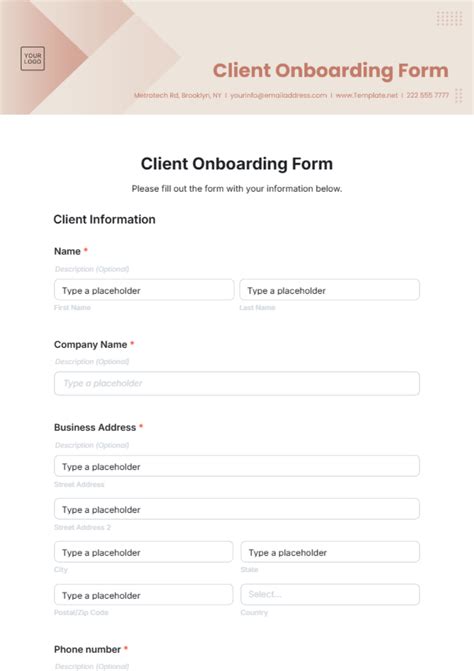 Client Onboarding Template