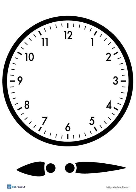 Clock Face Printable Free