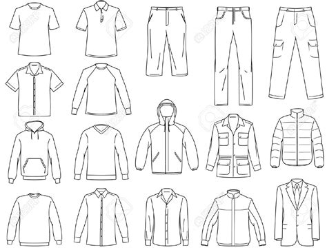 Clothing Outline Templates
