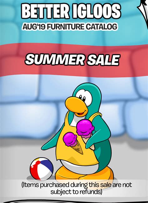 Club Penguin Rewritten August Catalog 2019
