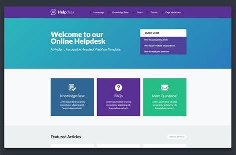 Cms Website Template
