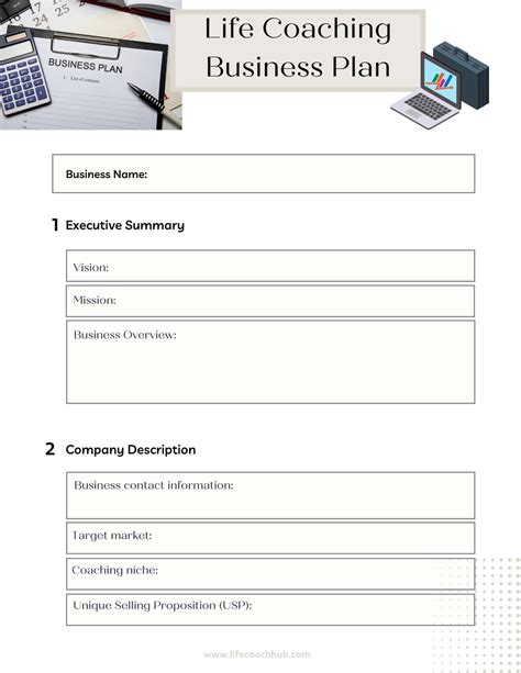 Coaching Business Plan Template