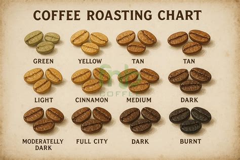 Coffee Roast Level Chart