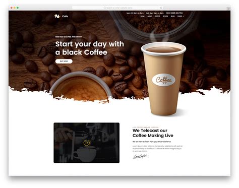 Coffee Website Templates