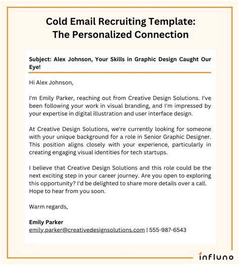Cold Recruiting Email Template