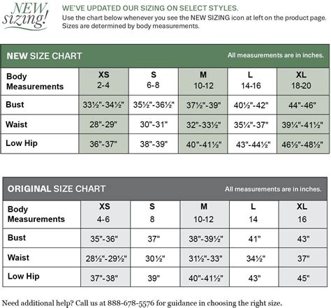 Coldwater Creek Sizing Chart