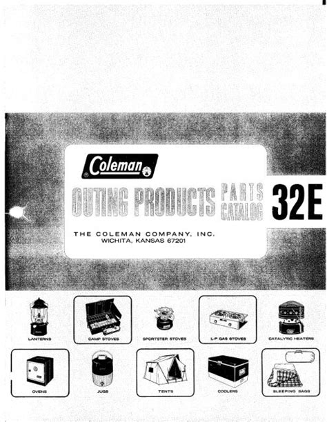 Coleman Parts Catalog