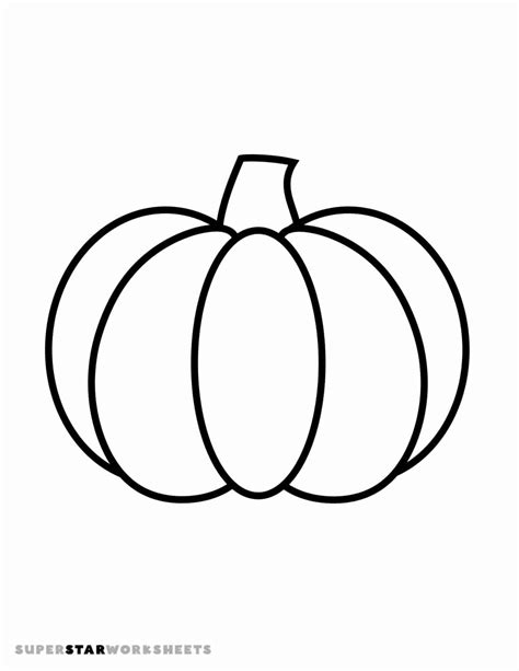 Color A Pumpkin Printable Page