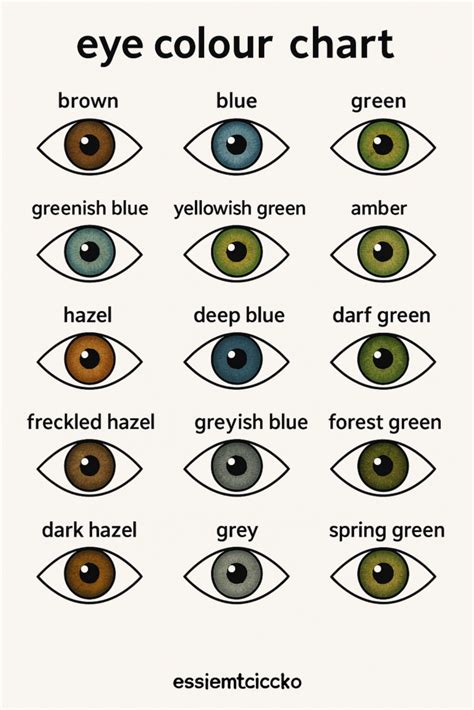 Color Of The Eyes Chart