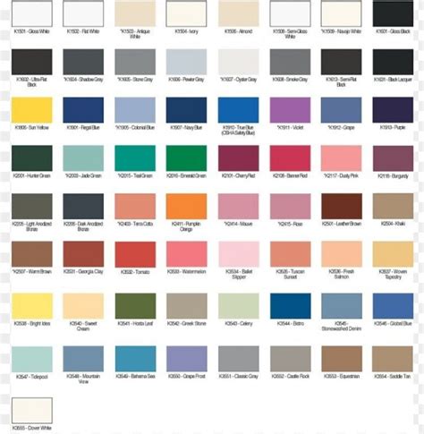 Color Place Paint Colors Chart
