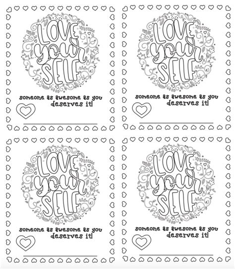 Color Your Own Printable Critter Valentines Cards