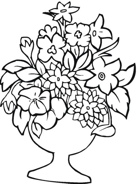 Coloring Flowers Printable