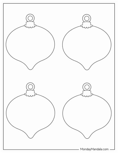 Coloring Ornament Template