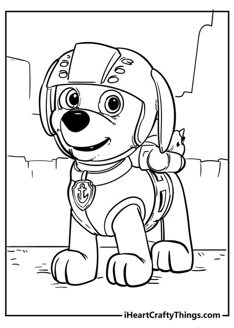 Coloring Pages Paw Patrol Printable