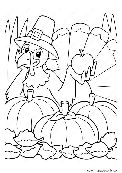 Coloring Pages Thanksgiving Printable